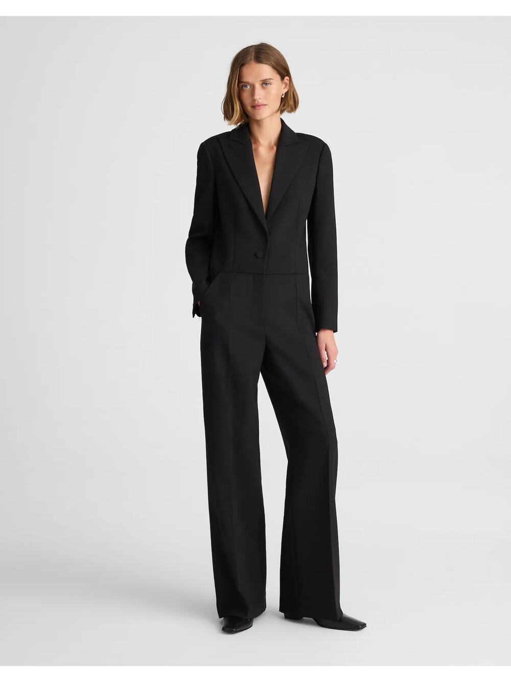 NWT Madewell Alexa Chung for Madewell Tux Jumpsuit 00